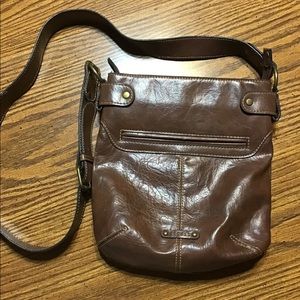 Women’s brown shoulder bag purse